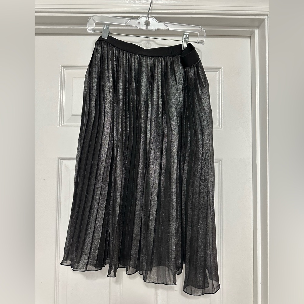 Old Navy Shimmering Black Midi Skirt